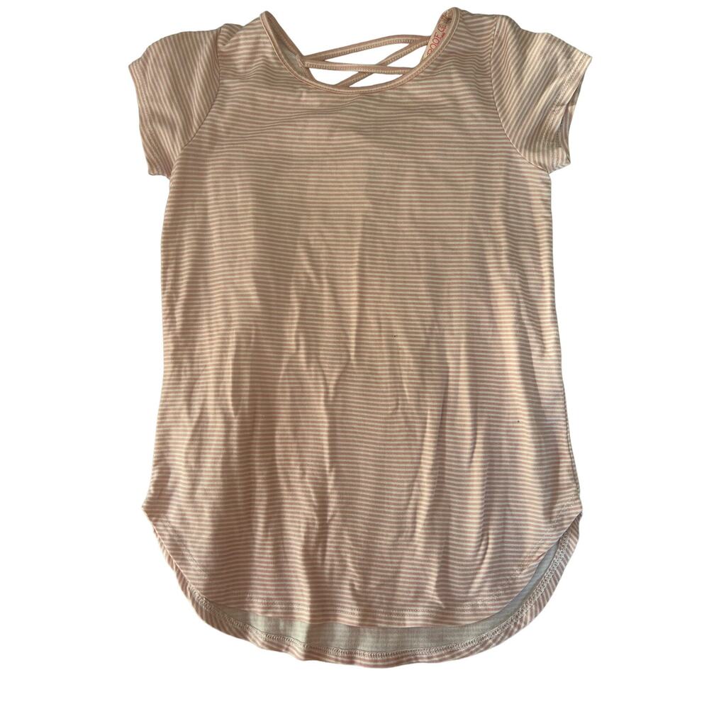 Poof Girl Pink Stripe Shirt size small